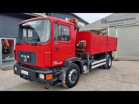 MAN 19.272 4x2 tipper + crane Palfinger 8000 - FIŠ TRUCKS SLOVENIA