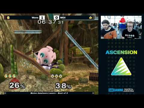 Ascension VII Melee Amateurs LR4 - Worm (Jigglypuff) vs MIDI (Sheik)