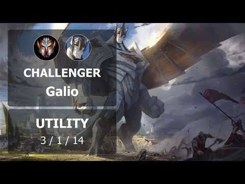 [Sup] Galio vs Gragas | KR Challenger | Patch 9.4.264.7309