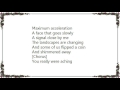 Ultravox - Maximum Acceleration Lyrics