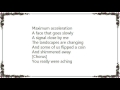 Ultravox - Maximum Acceleration Lyrics