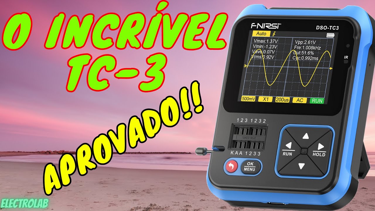 TC3! The newest version of the oscilloscope component tester! Now with ESR!