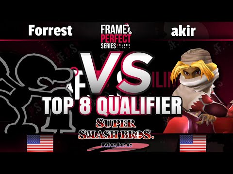 FPS2 Online Top 8 Qualifier - Forrest (Game & Watch) vs. akir (Sheik) - Smash Melee