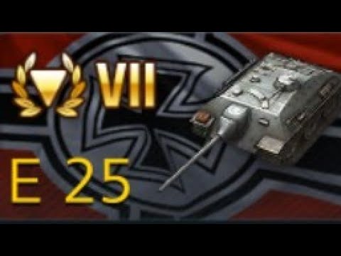 wotblitz E25 shooting range master  World of Tanks Blitz