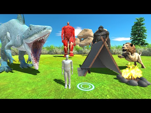 Build Barracks Against King Kong and Titan - Animal Revolt Battle Simulator