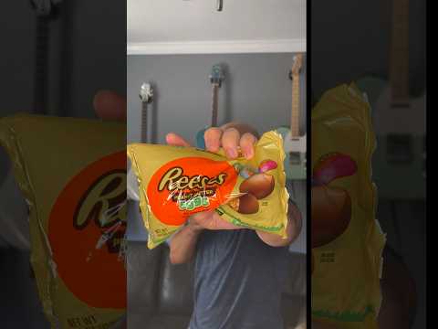 Reese’s Peanut Butter Eggs are the 🐐 #chocolate #peanutbutter #reeses #ytshorts #delicious #shorts
