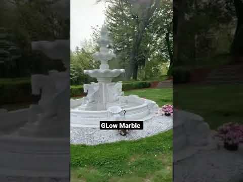 White Marble Fountain