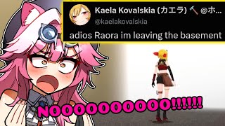 Kaela leaves Raora's basement for a week