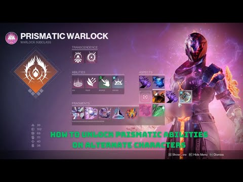 How to unlock Prismatic Abilities on Alternate Character in Destiny 2