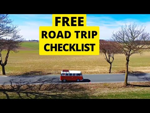 Road Trip Essentials Packing List | FREE PRINTABLE CHECKLIST