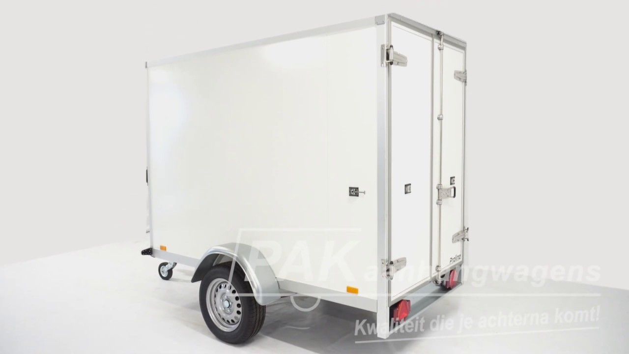 Proline Koelwagen enkelas 250x150x150cm 1450kg video