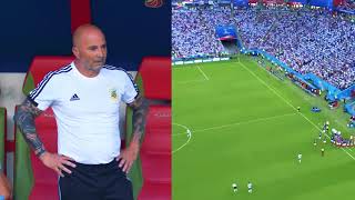 MANAGERS reaction to Benjamin Pavard Goal vs Argentina (France vs Argentina 4-3)