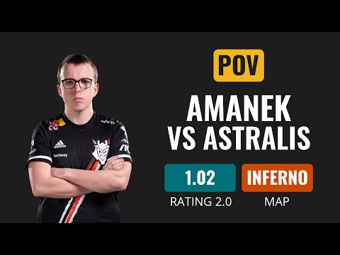 [POV] G2 AmaNEk VS Astralis [Inferno] | CS GO DEMO