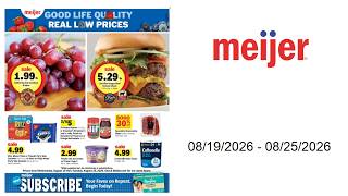Meijer Weekly Ad - 08/19/2026 - 08/25/2026