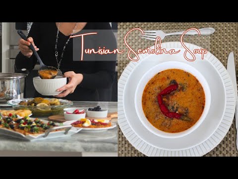 Tunisian Semolina Soup Recipe - Mediterranean diet