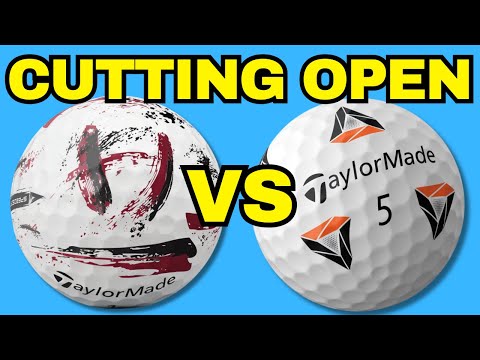 Cutting Open TP5 vs SpeedSoft Golf Balls (TaylorMade)