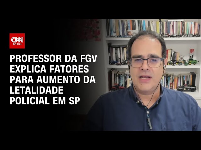 Especialista fala sobre o aumento da letalidade policial no estado de SP | CNN PRIME TIME