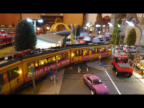 Mitfahrt mit der Karlsruher Straßenbahn (AVG)