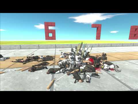 50 Ancient Humans VS 200 Angry Joe Tournament - Animal Revolt Battle Simulator