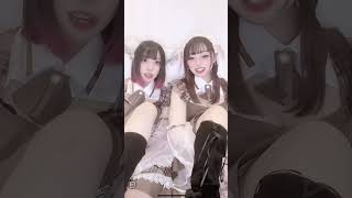 1分後に左の子が見えます！TikTokライブパンチラ2023/12/13@livehaisinkirinuki