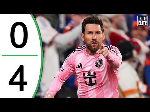 Lionel Messi 3A1G - Cincinnati vs Inter Miami 0-4 Extended Highlights & Goals 2025