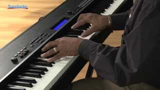 Video thumbnail for Yamaha CP4 Stage 88-note Wooden Key Stage Piano Demo - Sweetwater Sound by Sweetwater