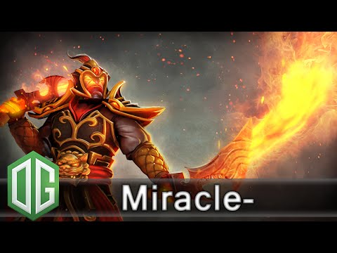 OG.Miracle- Ember Spirit Gameplay - 6 Divine Rapire in Ranked Match - OG Dota 2