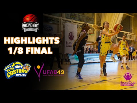 Highlights EuroCup 1/8   🇧🇪  Royal Castor Braine — Angers  (61 -62 ) 25/01/2023