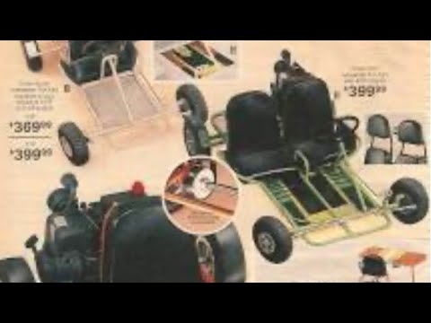 1980 Sears and Roebuck Lime Limo Go Kart Restoration Project part #1 ORIGINAL OWNERS!