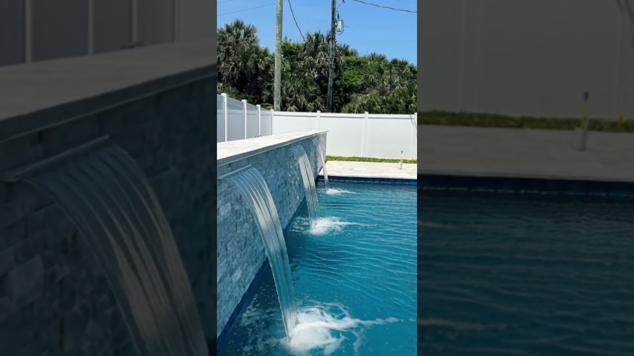 Flagler Beach Custom Pool Built From the Ground Up by Agua Construction #flaglerbeach #poolbuilder