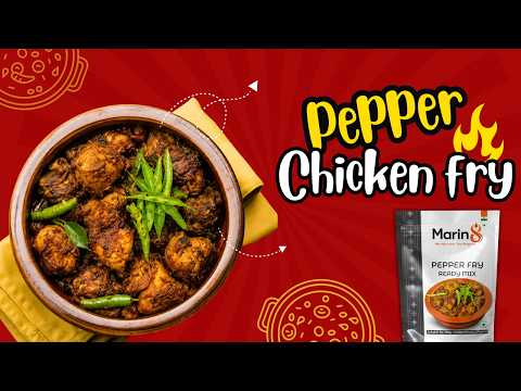 Pepper Chicken Fry Recipe | Spicy South Indian Chicken Fry