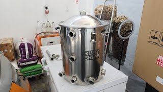 RUBY BREW 2.0 מיכל אוניברסלי בישול בירה או זיקוק גדול חדש מבית "המרכז לבירה ביתית" נפח 60 ו- 80 ליטר