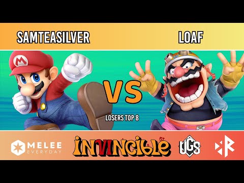 Invincible VI - Losers Top 8 - SamteaSilver(Mario) Vs. loaf(Wario)