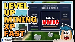 HOW TO LEVEL UP MINING XP SKILLS FAST IN THE NEW ANIMALS XP ISLANDS UPDATE || ROBLOX ISLANDS