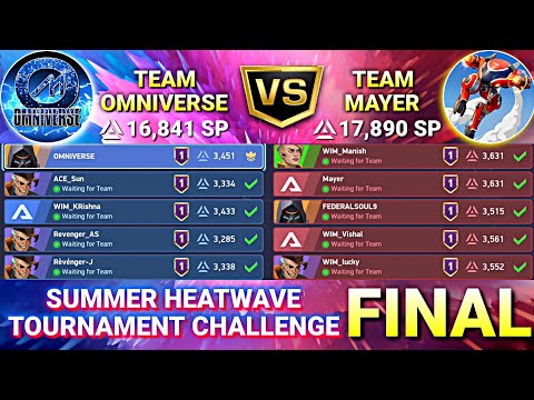 Final Omniverse vs Mayer - Summer Heatwave Tournament Challenge - Mech Arena Robot Showdown Custom
