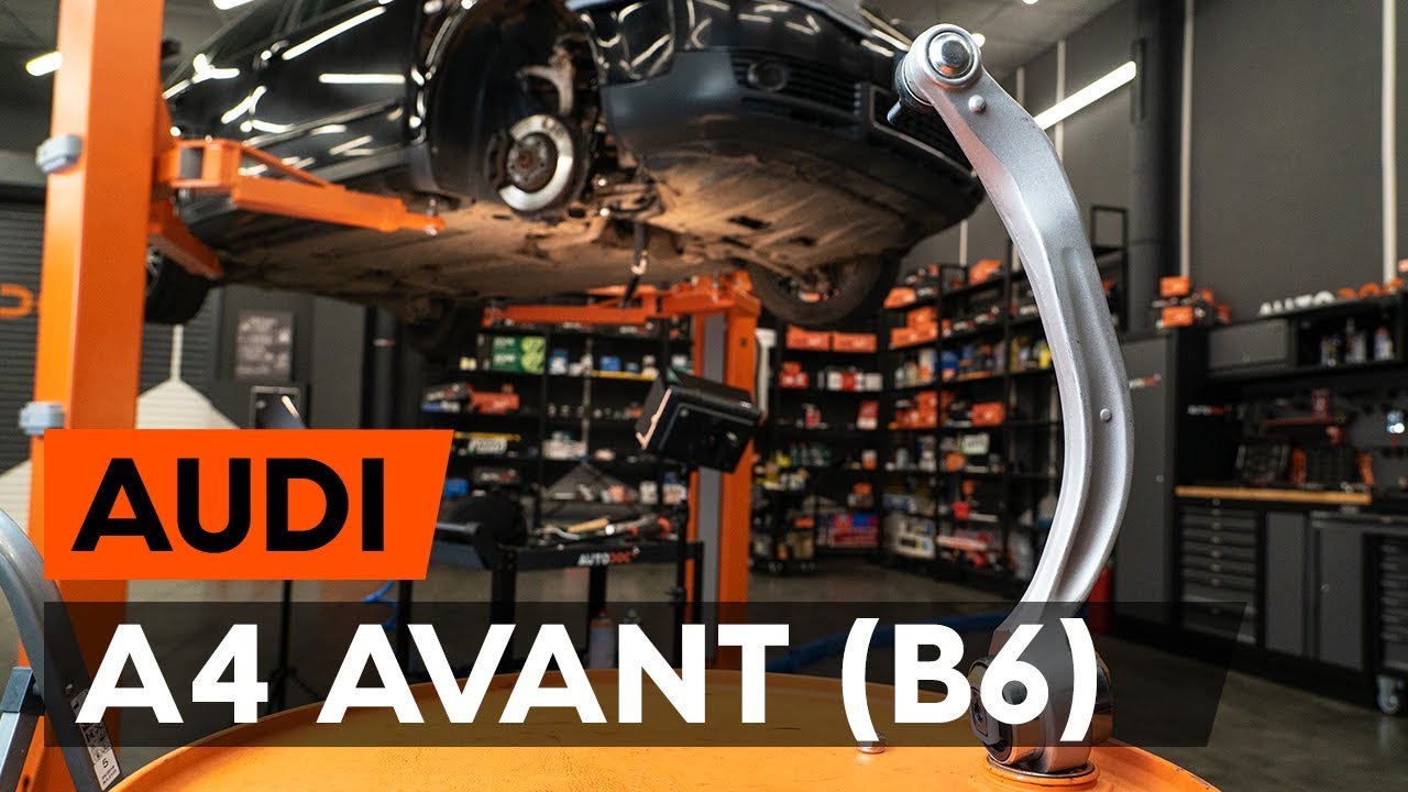 Jak vyměnit přední spodní rameno na Audi A4 B6 Avant – návod k výměně