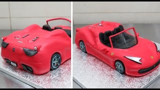 How To Make a 3D Ferrari Cake by Cakes StepbyStep
