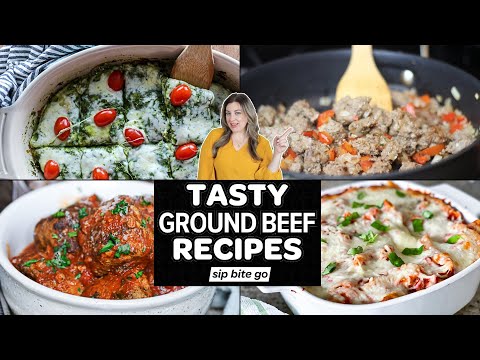 Simple Ground Beef Recipes (SUPER Easy Dishes)