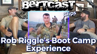Rob Riggle Talks About Boot Camp - CLIP - Bertcast