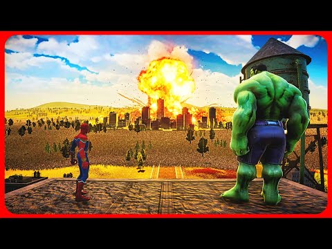10 MILLION ZOMBIES vs City of Heroes - Ultimate Epic Battle Simulator 2 UEBS 2 (4K)