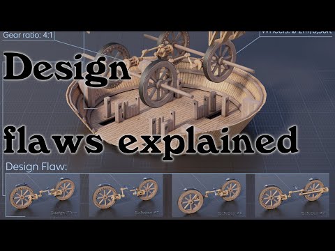 Da Vinci's Failure, Or Intention?  Design Flaws Explained And Solved.