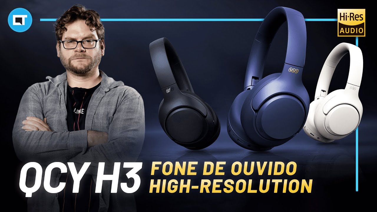 Miniatura da avaliação em vídeo de Fone de Ouvido Bluetooth Basike ANC LE29 Azul