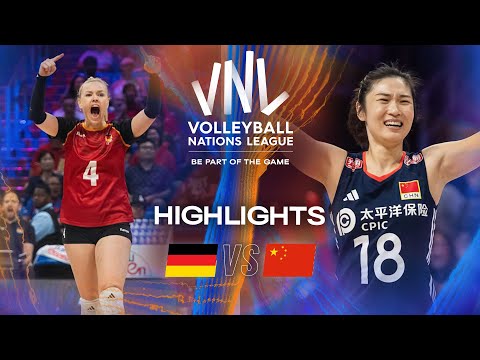 Germany 🇩🇪 vs. China 🇨🇳 - Highlights | Women's VNL 2025