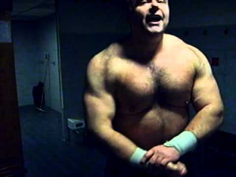 JeanPaul posing in the lockerroom