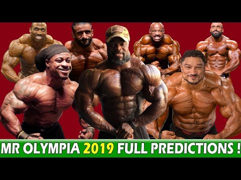 2019 MR OLYMPIA PREDICTIONS - FULL TOP 16 !