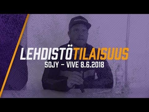 Lehdistötilaisuus: SoJy - ViVe 8.6.2018