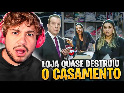 O CASAMENTO QUASE VIROU PESADELO! (LOJA DE VESTIDOS) - React Celso Russomanno