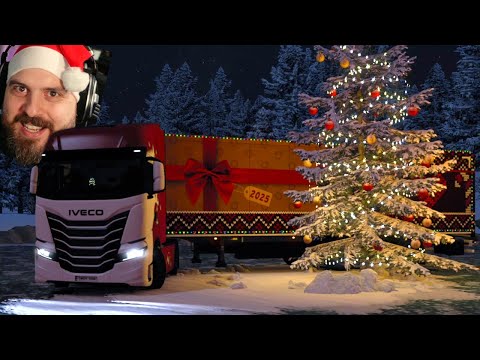 SPECIALE NATALE in CAMION - Euro Truck Simulator 2 Mappa Natalizia