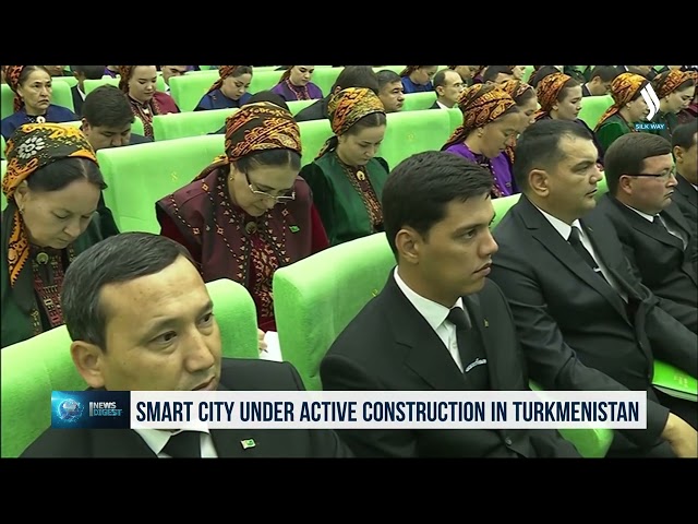 Smart city under active construction in Turkmenistan