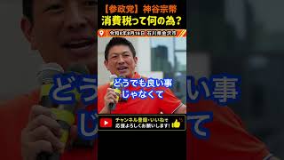 【消費税は何のため？】社会保障のために増税した結果、国民は豊かになったのか｜神谷宗幣 #参政党